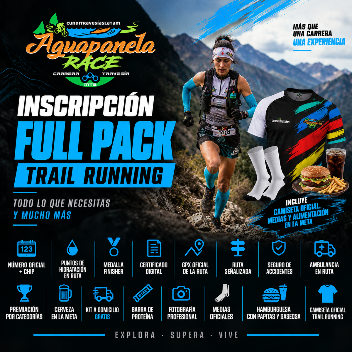 Full Pack Trail Running Aguapanela Race 2026