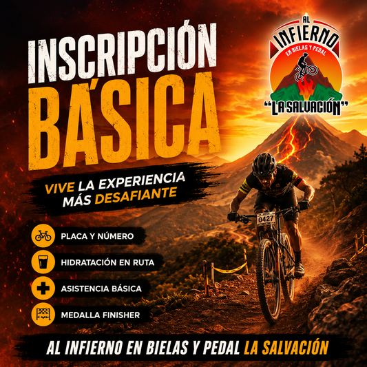 Inscripción Al Infierno en Bielas y Pedal 2026